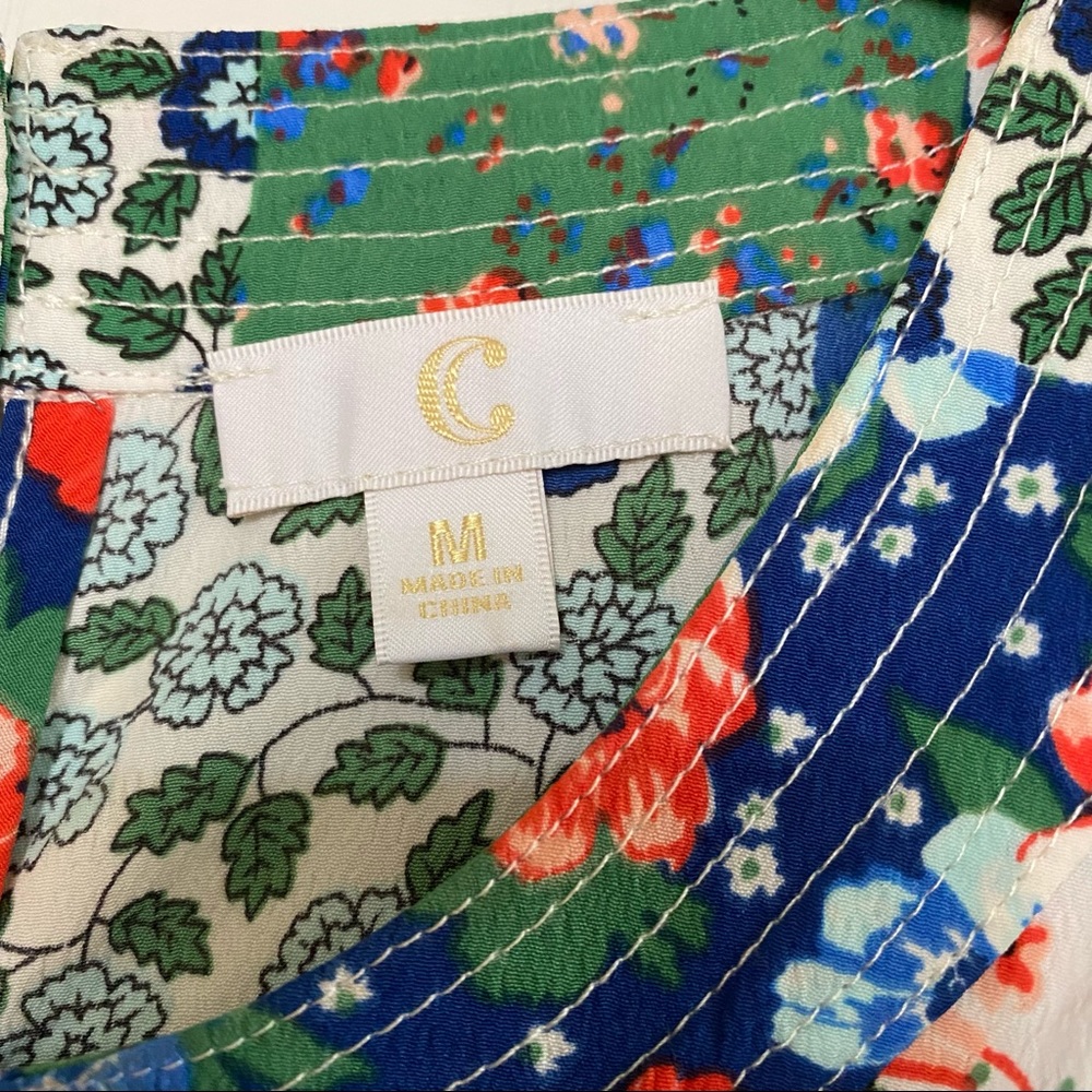 Charming Charlie Floral Cold Shoulder Dress Size M - Picture 6 of 8